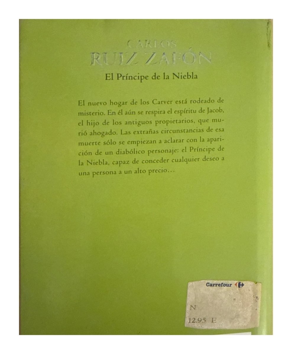 Portada de El Príncipe de la Niebla